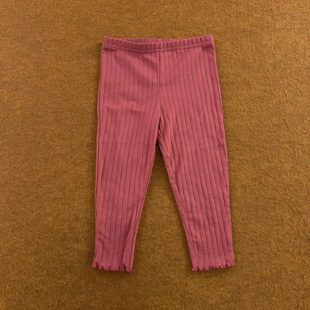 Simple Joys Carters Baby Girl 18M Pink Floral Ribbed 4 Piece Pajama Set New